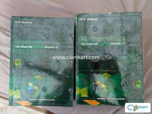 RD SHARMA VOL 1 AND 2 FOR CLASS 12