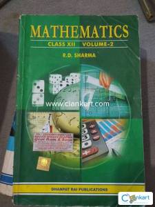 RD SHARMA Volume 2 CLASS 12