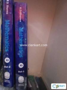 RD SHARMA XI VOLUME 1 AND 2