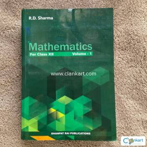 RD SHARMA for Class XII Mathematics Volume-1 and Volume-2