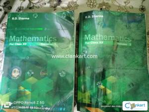 RD SHARMA for class 12 (vol1 and vol2)