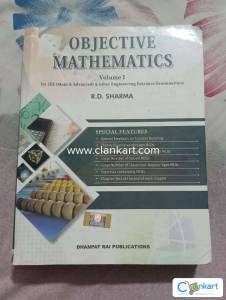 R.D. SHARMA objective Jee.(Vol-1) Last book