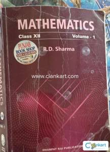 RD Shara Maths for class 12