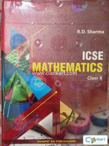 RD Sharma,ICSE MATHEMATICS CLASS X
