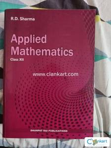 R.D. Sharma Applied Mathematics for Class 12