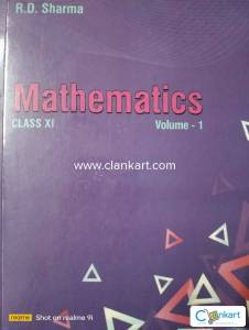 RD Sharma Class 11 Vol 1