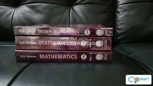 RD Sharma Class 12 Mathematics Complete set (Vol 1 + Vol 2 + MCQ book)