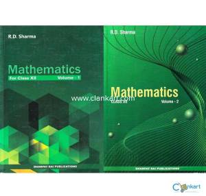 R.D. Sharma Class 12 Mathematics Vol 1 & 2   Like New Condition