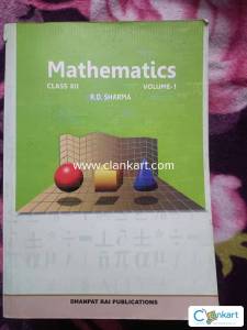R.D. Sharma Class 12, volume 1