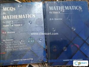 R.D. Sharma Class X (Vol 1&2 + Mcqs Mathematics Book)