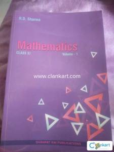 R.D. Sharma Mathematics Class XI Volume 1 & 2
