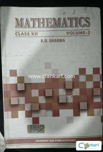 R.D. Sharma Mathematics Volume-2 for class 12
