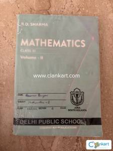 RD Sharma Mathematics Volume 2