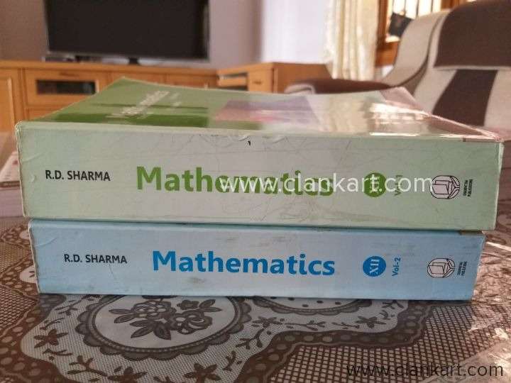 RD Sharma Mathematics book- class XIIvolume 1 and 2