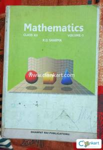 RD Sharma Mathematics class 12 vol 1