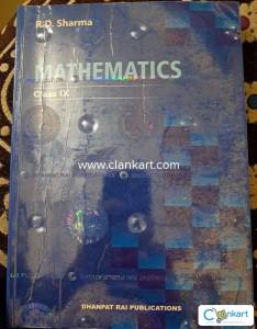 RD Sharma Maths cl 9 (2 books)