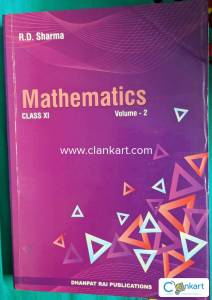 RD Sharma Mathematics for Class11 (Vol 1 & Vol 2)