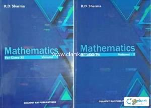 R.D. Sharma Mathematics for Class-XI Vol.1 & 2