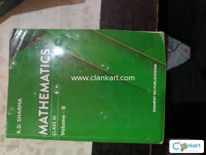 RD Sharma Mathematics for Class 11th Volume 2