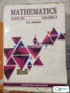 RD Sharma Mathematics for Class 12
