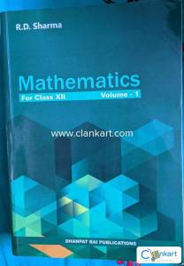 RD Sharma Mathematics for Class 12 (Vol 1 &2)