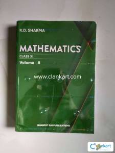 RD Sharma Mathematics for class 11th