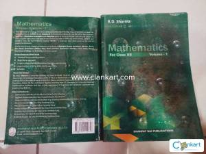 R.D. Sharma Mathematics for class 12  volume 1 and 2
