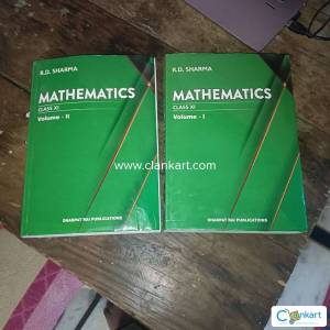 RD Sharma Mathematics volume Vol I & II for class 11th