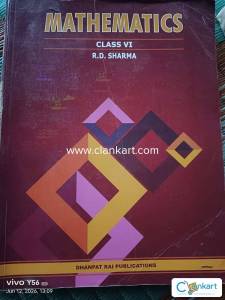 R.D Sharma Mathematics,class vi