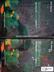 R.D. Sharma Mathmatics Class XII, Vol. 1 & 2