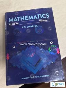R.D Sharma Maths Class 12 ( Vol. 1,2 and mcqs)