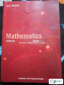 RD Sharma Maths class 12 (both volume)