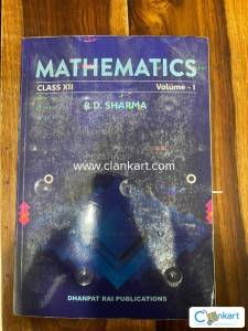 R.D. Sharma Maths for class 12 (set of 3)