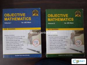 R.D. Sharma Objective Mathematics JEE Main Vol 1 & 2 Like New