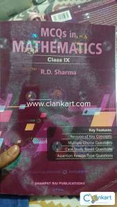 RD Sharma book and MCQ book both of class 9