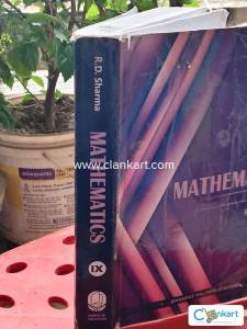 RD Sharma book with MCQ bookfor class 9th