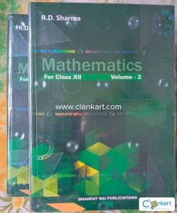 RD Sharma class 12 (set of two books)