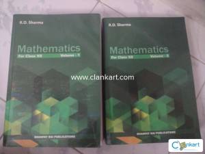 R.D. Sharma class 12 vlo-I & II maths
