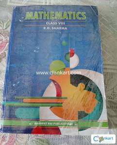 RD Sharma class 8 math book