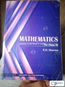 RD Sharma class IX