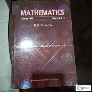 R D Sharma for Class 12
