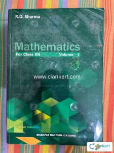 R.D. Sharma for Class XII Volume 1 and 2 (Set of 2)