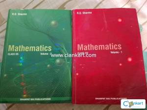 RD Sharma for class 12 ( both volume 1 and 2)