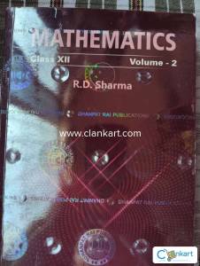 MATHEMATICS CLASS 12TH R. D. SHARMA VOLUME 2