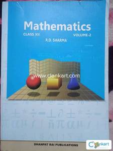 R.D. Sharma for class 12th, volume 2