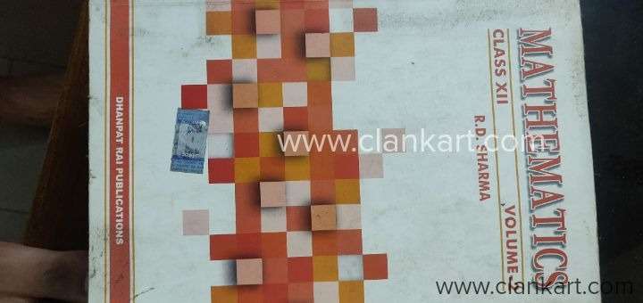 RD Sharma mathematics 12th class part 12 both