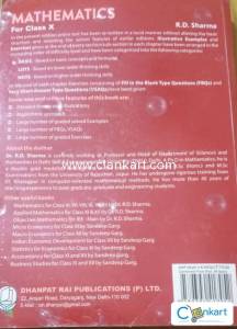 RD Sharma mathematics class 10 English medium