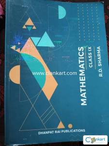 RD Sharma mathematics for class 9
