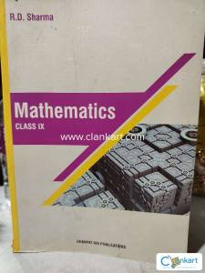 RD Sharma mathematics for class 9th