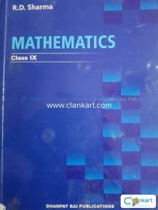 RD Sharma maths book for class9